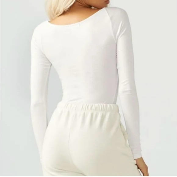 NWT, Joah Brown Square Neck Tight Rib Top, Sz M/L - Picture 2 of 14